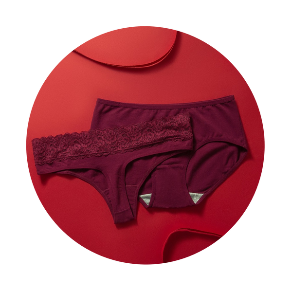INNERSY Period Underwear for Teen Girls Cotton Leakproof Menstrual