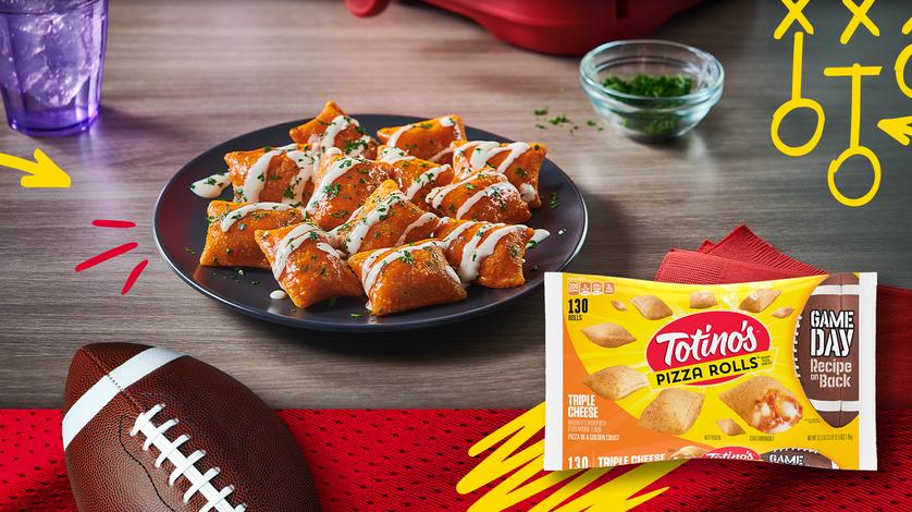 Totino's Pizza Rolls, Triple Cheese Flavored, Frozen Snacks, 24.8 oz, 50 ct