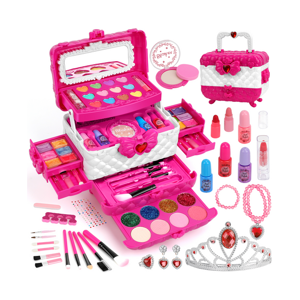 Kids Makeup Set for Girls, Sendida Real Washable Makeup Toy for Little Girl  Princess Play Make Up Birthday Gift Toy for Toddler Kid Girls Children Age