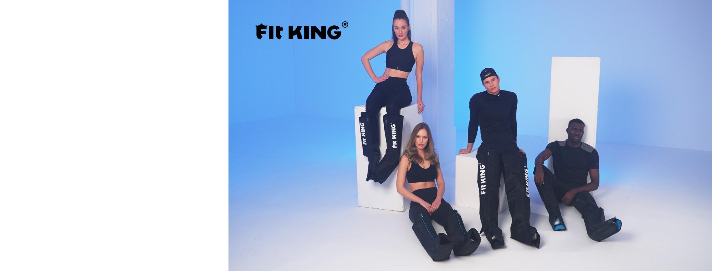 FIT KING Foot and Calf Compression Massager with 3 Intensities 2 Modes 2  Extensions FSA/HSA Eligible 