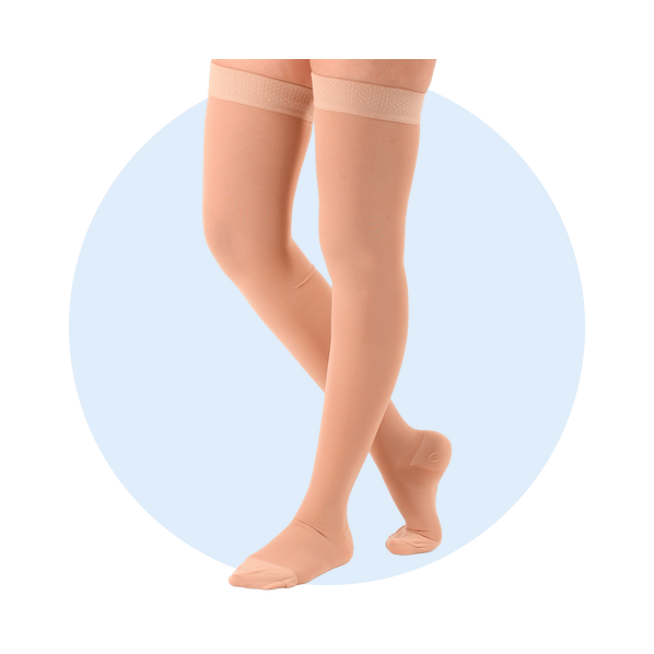 Absolute Support Relief: Footless Compression Pantyhose (20-30mmHg