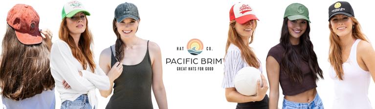 PACIFIC BRIM Women's Adjustable Cap Mesh Side Panels Trucker Hat 並行輸入品 PACIFIC BRIM -