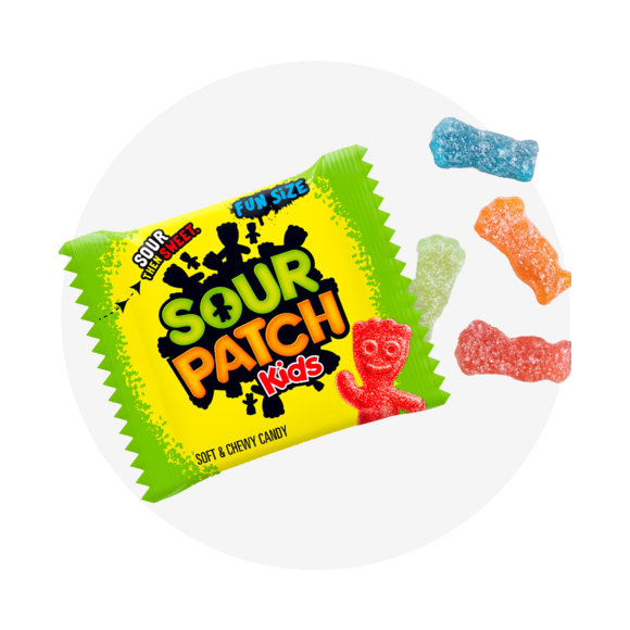 SOUR PATCH KIDS Original Soft & Chewy Candy, 3.5 oz Box